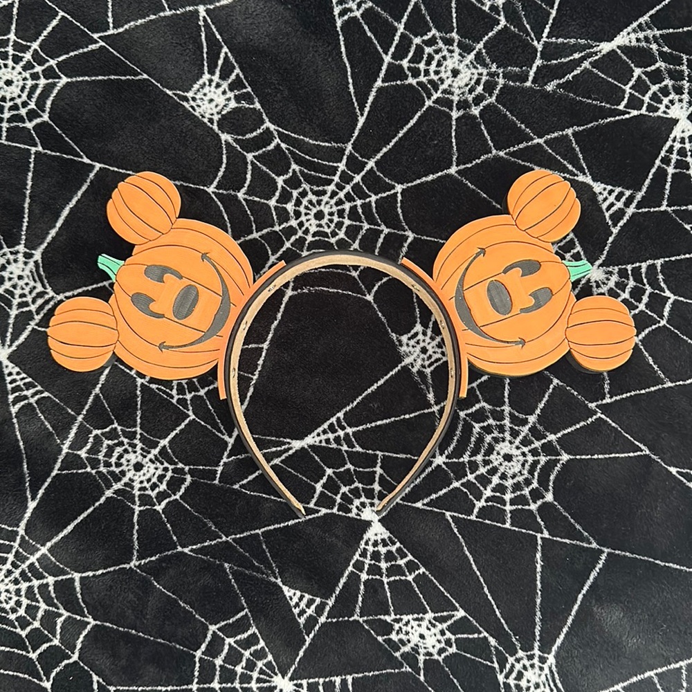 Disney 3D printed Mickey pumpkin ears